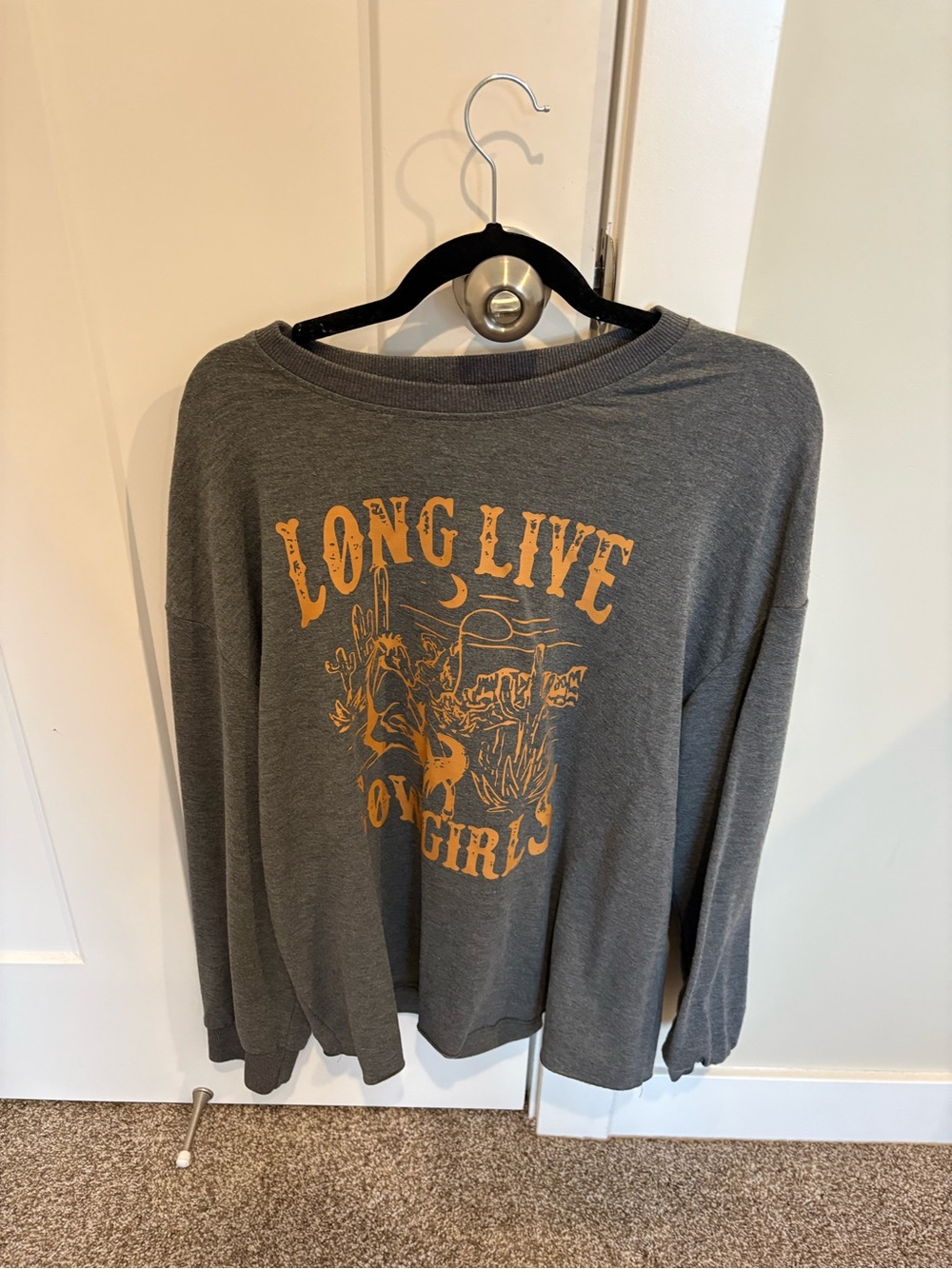 XXL Heather Gray Polyester Top - Neutral Everyday Tee